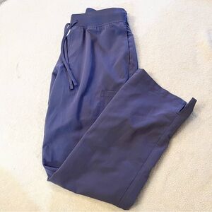 Mandala Scrub Pant Deep Periwinkle Blue